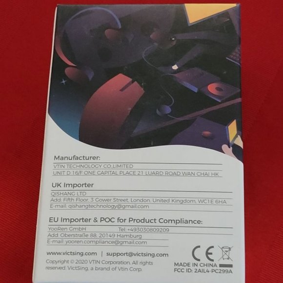 2020 VICTSING WIRELESS MOUSE, MODEL #PC299A, STILL SEALED!!! - Picture 5 of 5